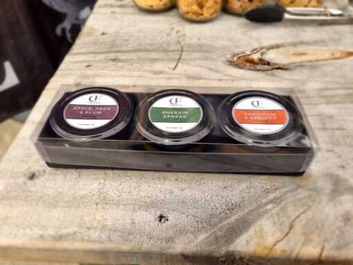 Gift Box Chutney Set of 3 - 70g clear lid